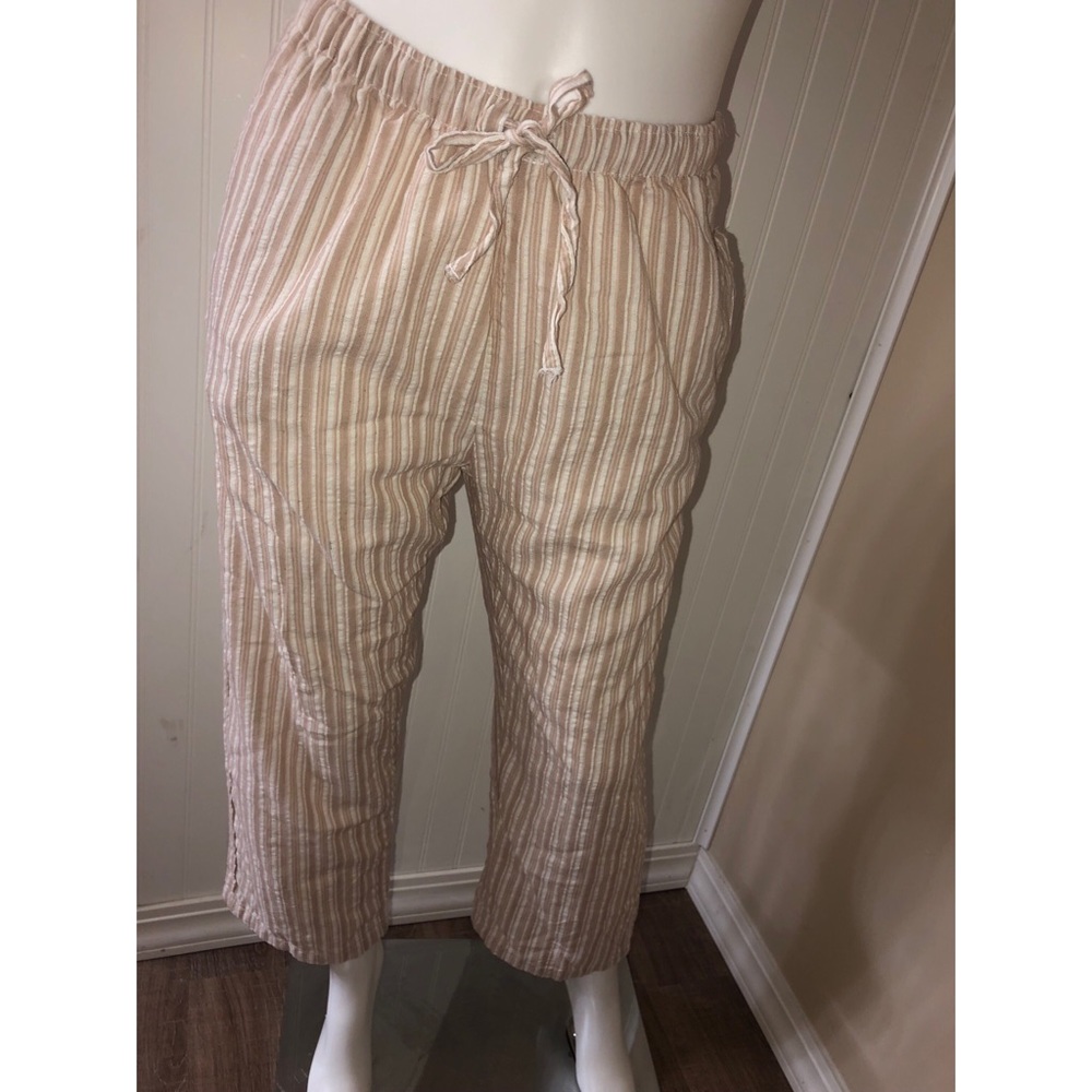 Petite Linen Like Boca Bay Wide Leg Lounge Pants